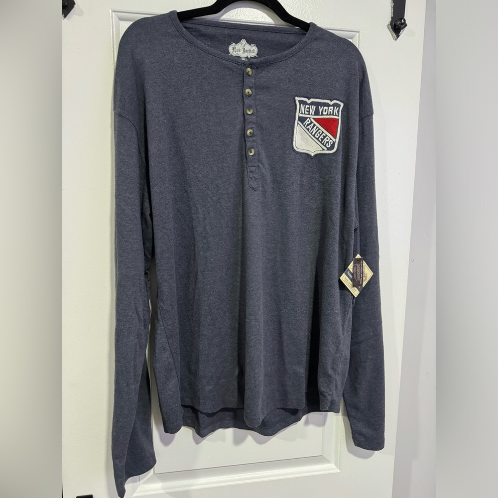 Red Jacket New York Rangers Long Sleeve Shirt NWT
